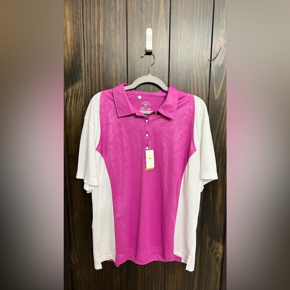 Monterey Club Women's Contrast Golf Polo-Dry Swing-Size:XXL-NWT - Picture 3 of 10